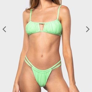 Baby green neon top